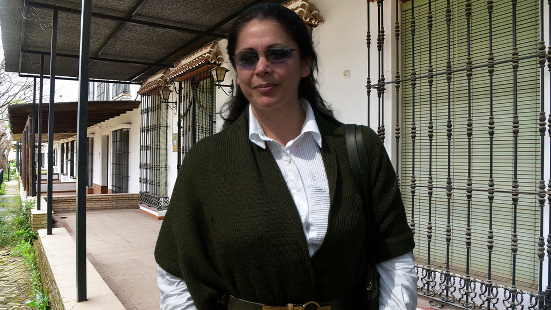 Isabel Pantoja en su casa de El Rocío