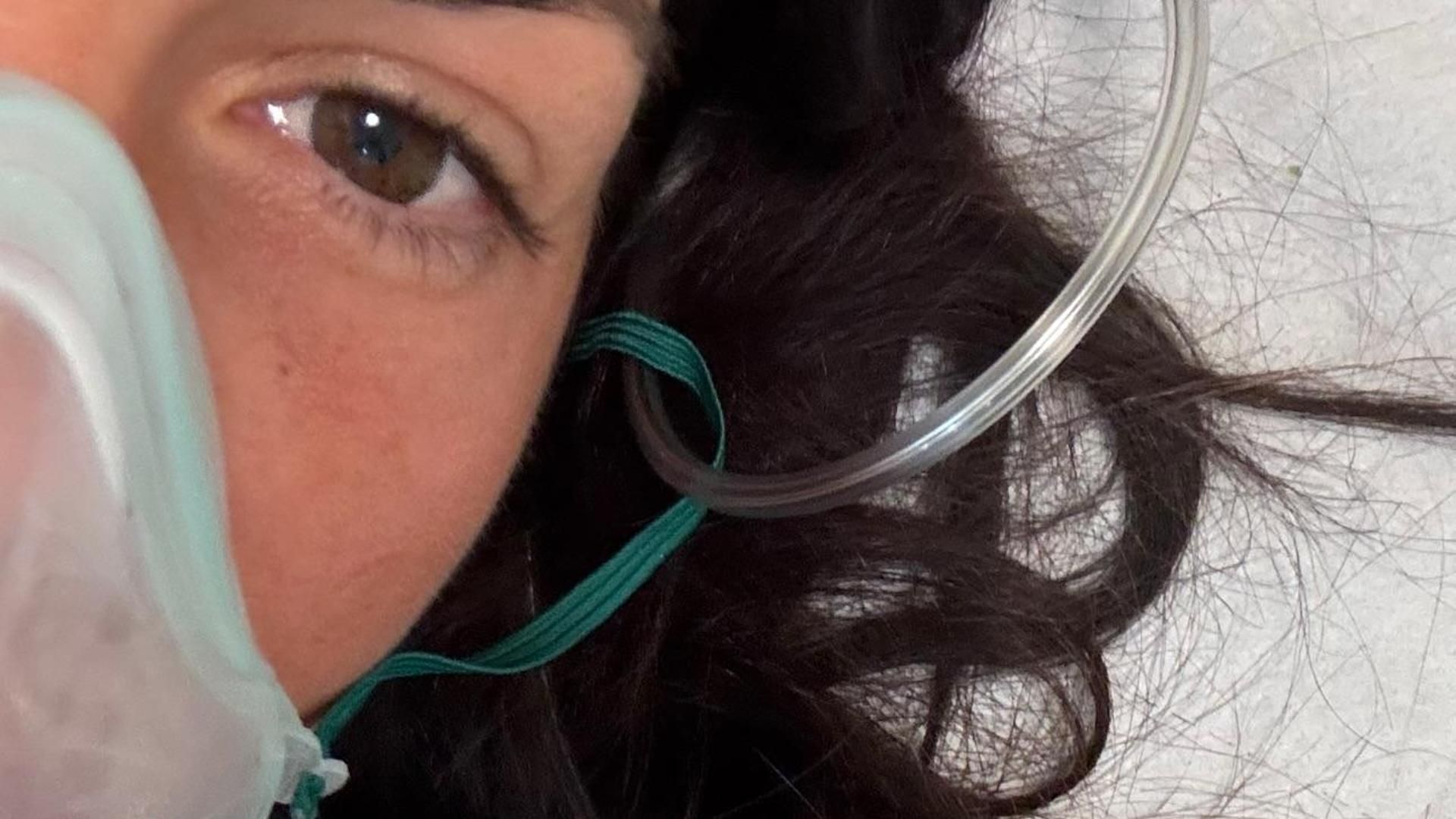 La foto de Laura Matamoros en el hospital