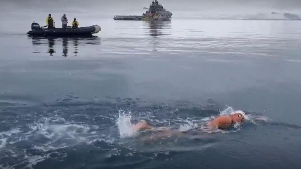 Bárbara Hernández, la nadadora conocida como la 'sirena de hielo'