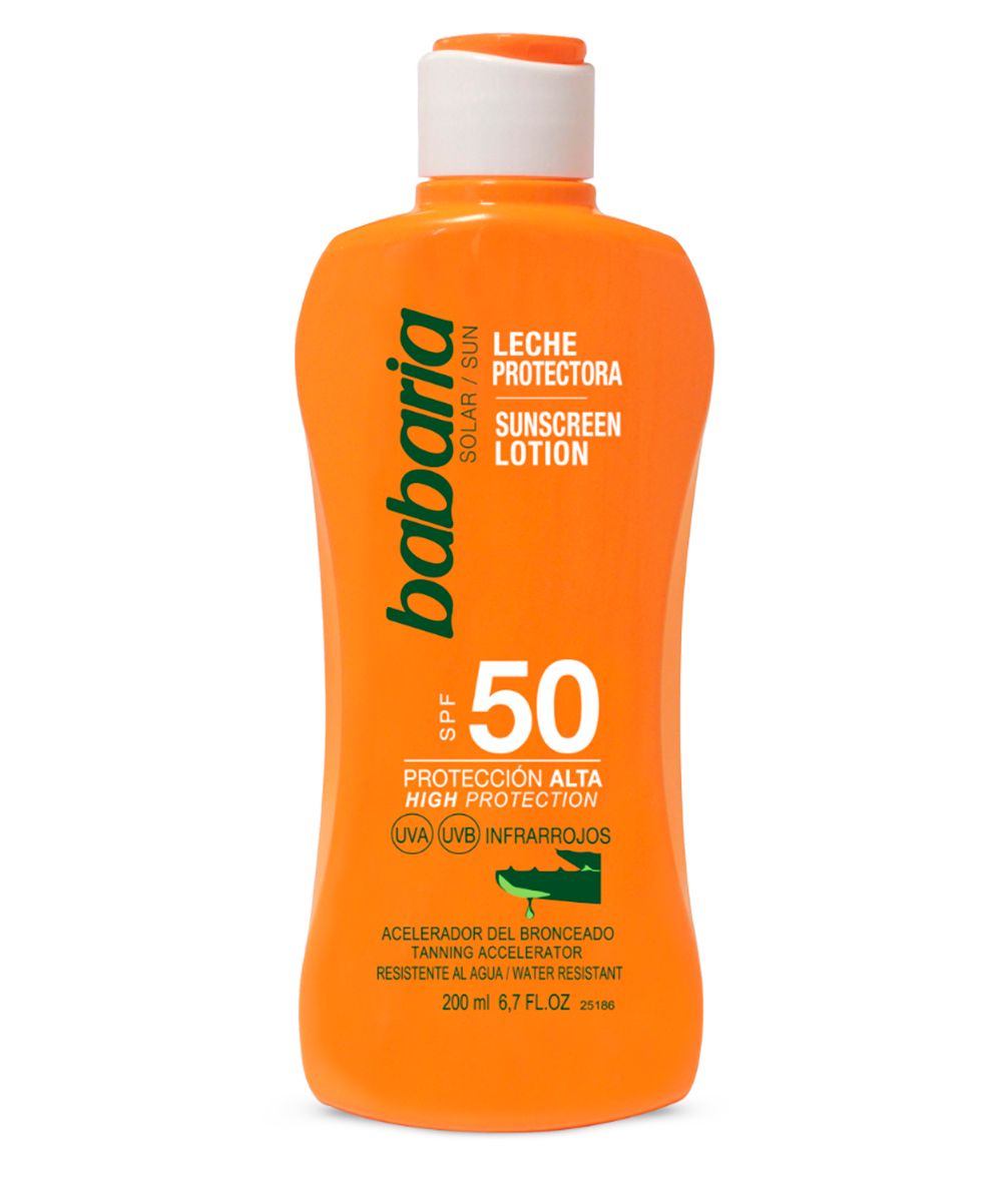 leche protectora spf 50 aloe vera babaria 1 3 2