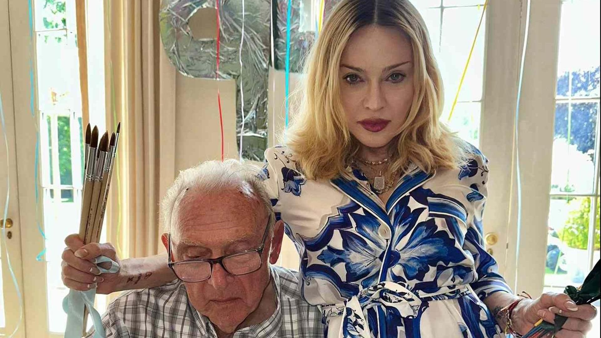 Madonna y su padre Silvio Ciccone