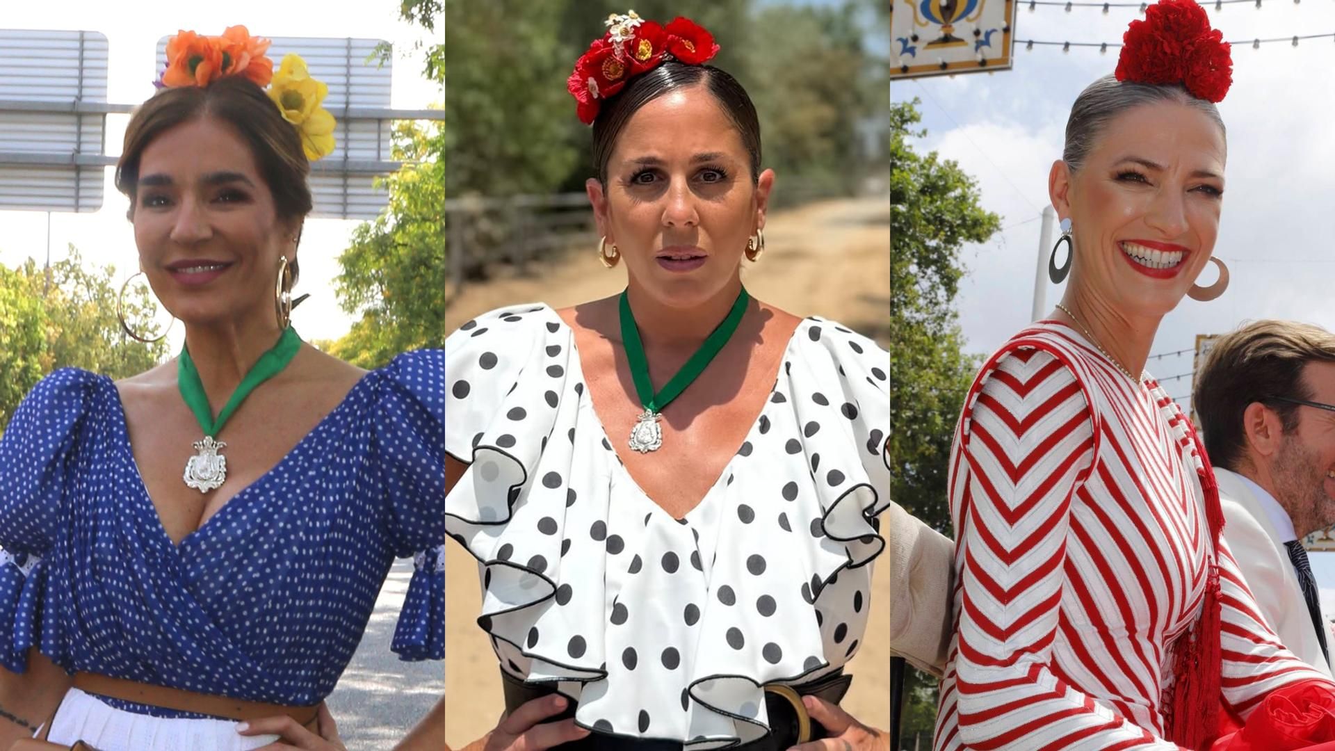 Raquel Bollo, Anabel Pantoja y Laura Sánchez, en un montaje de fotos