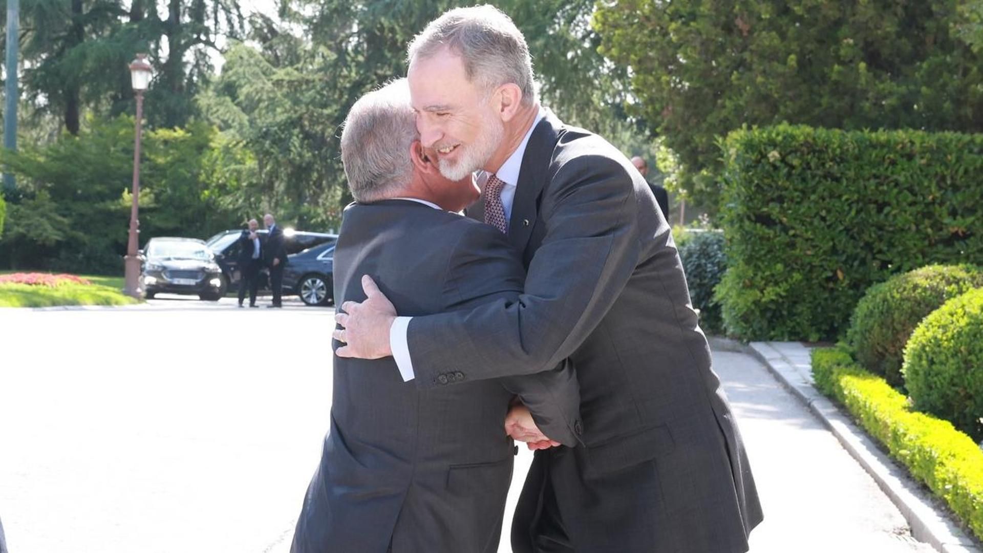 El rey Abdalá II y el rey Felipe