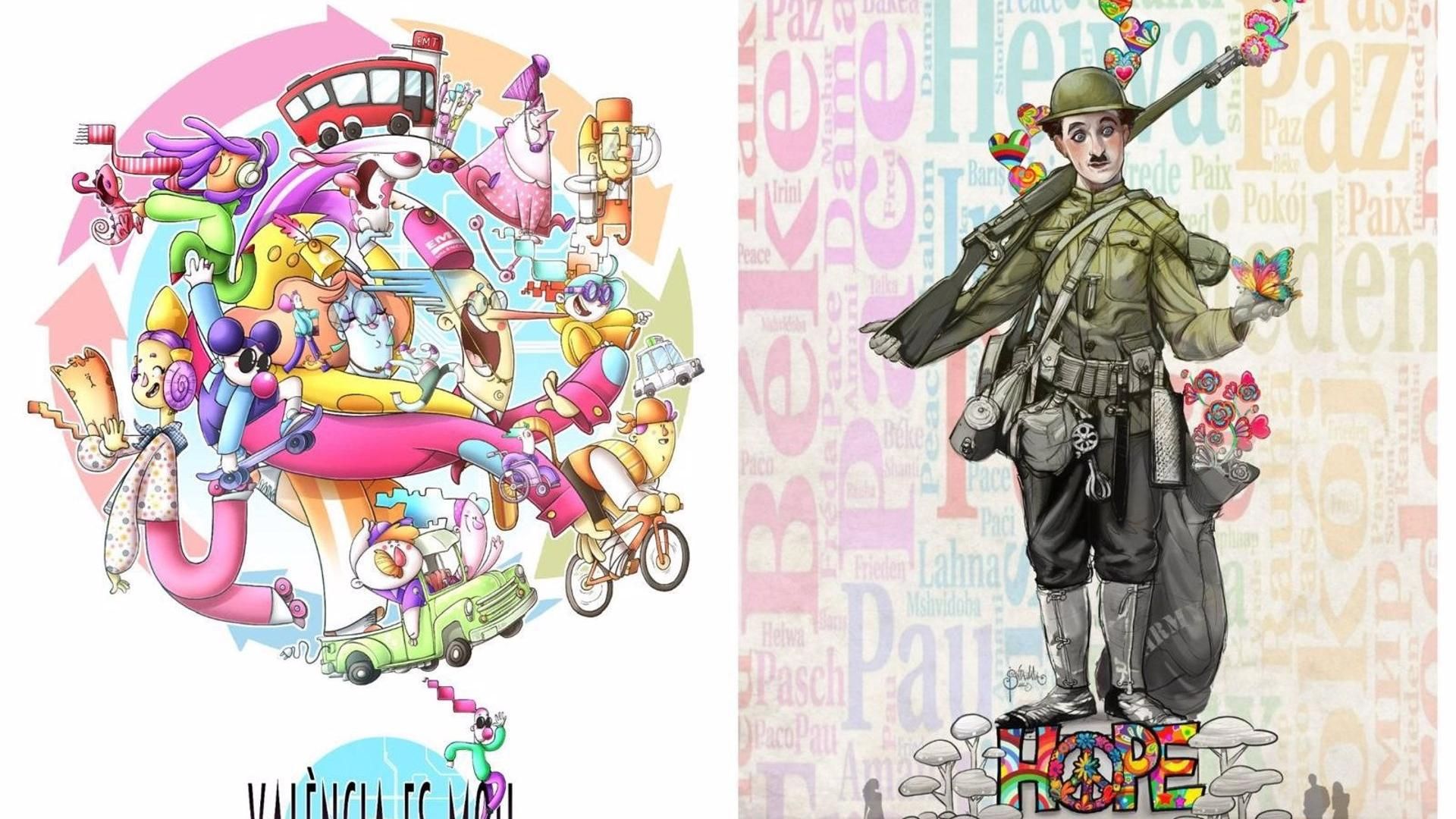 Bocetos de las Fallas municipales 2026 Bocetos de las Fallas municipales 2026