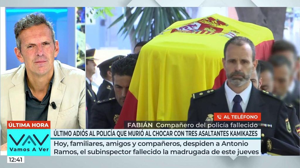 Fabián, compañero de Antonio Ramos, el policía fallecido  tras chocar con un kamikaze: “Era policía las 24 horas”