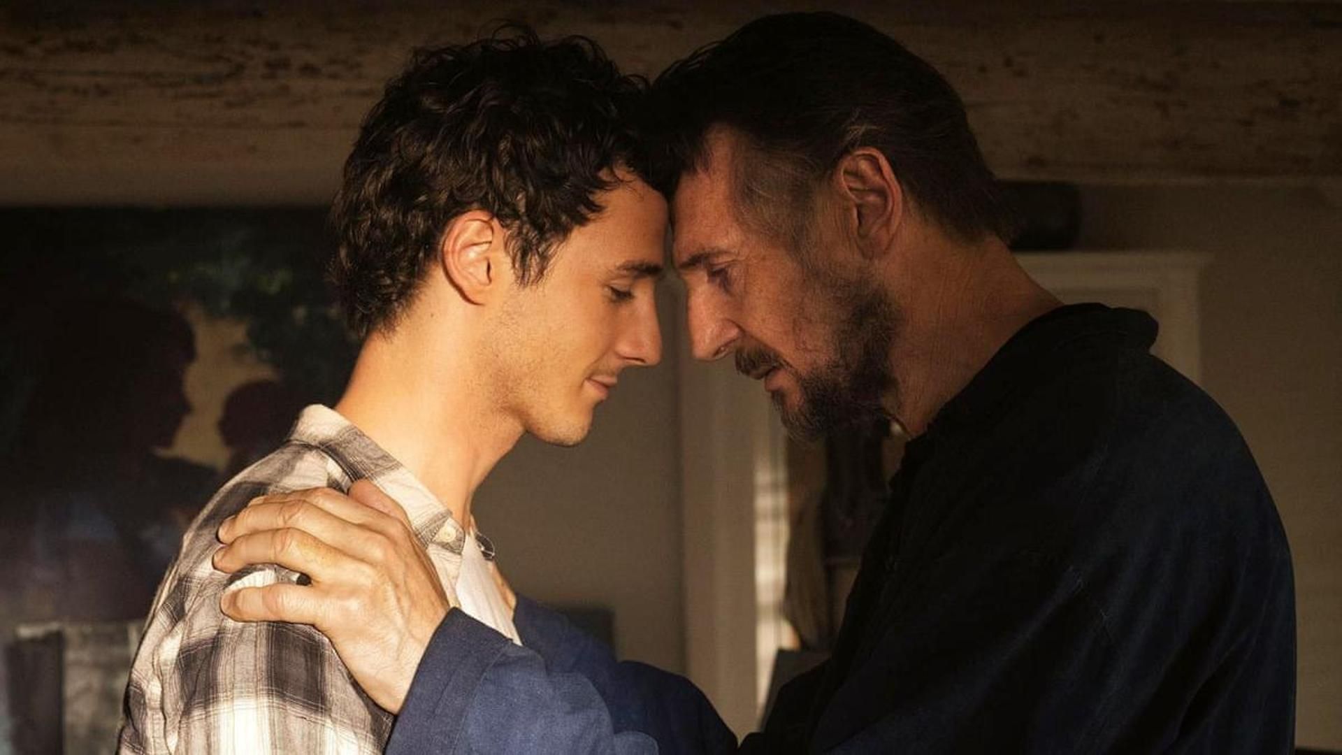 Liam Neeson y Micheál, padre e hijo, en la película ‘Made in Italy’.