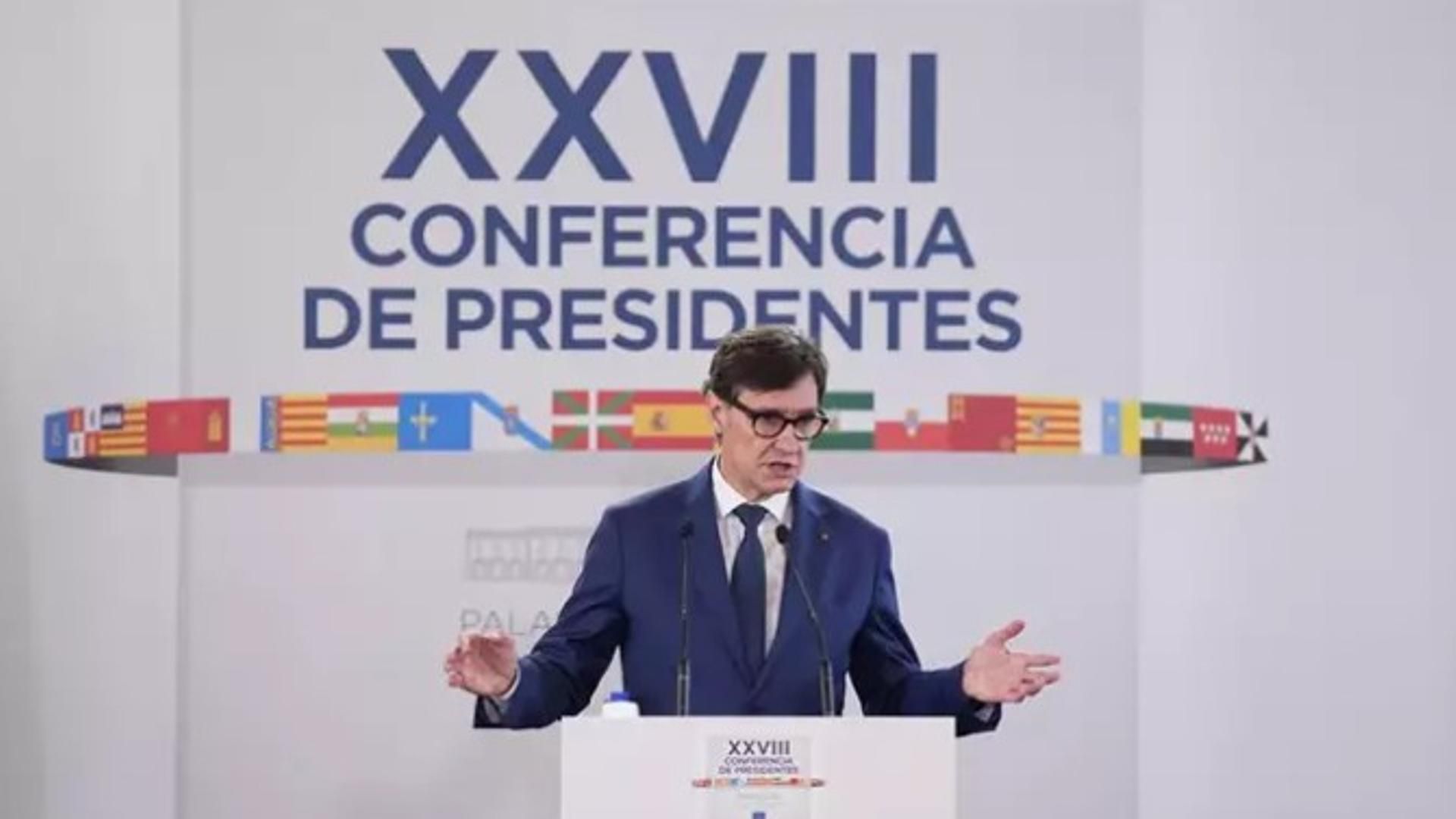 Salvador Illa, sobre el caso Leire Díez: "Plena confianza en mis colegas que dirigen el PSOE"