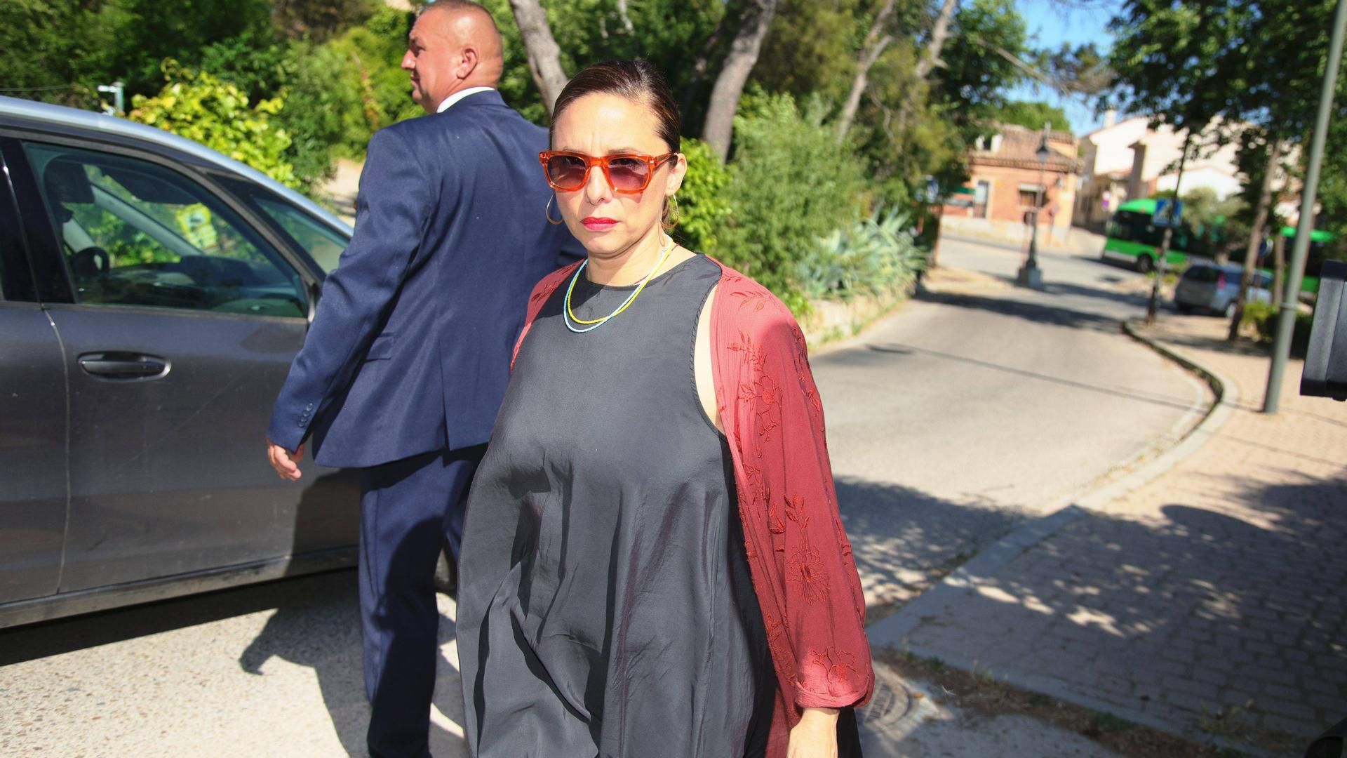 Esther Ortega, en la boda de Jaime Lorente y Marta Goenaga