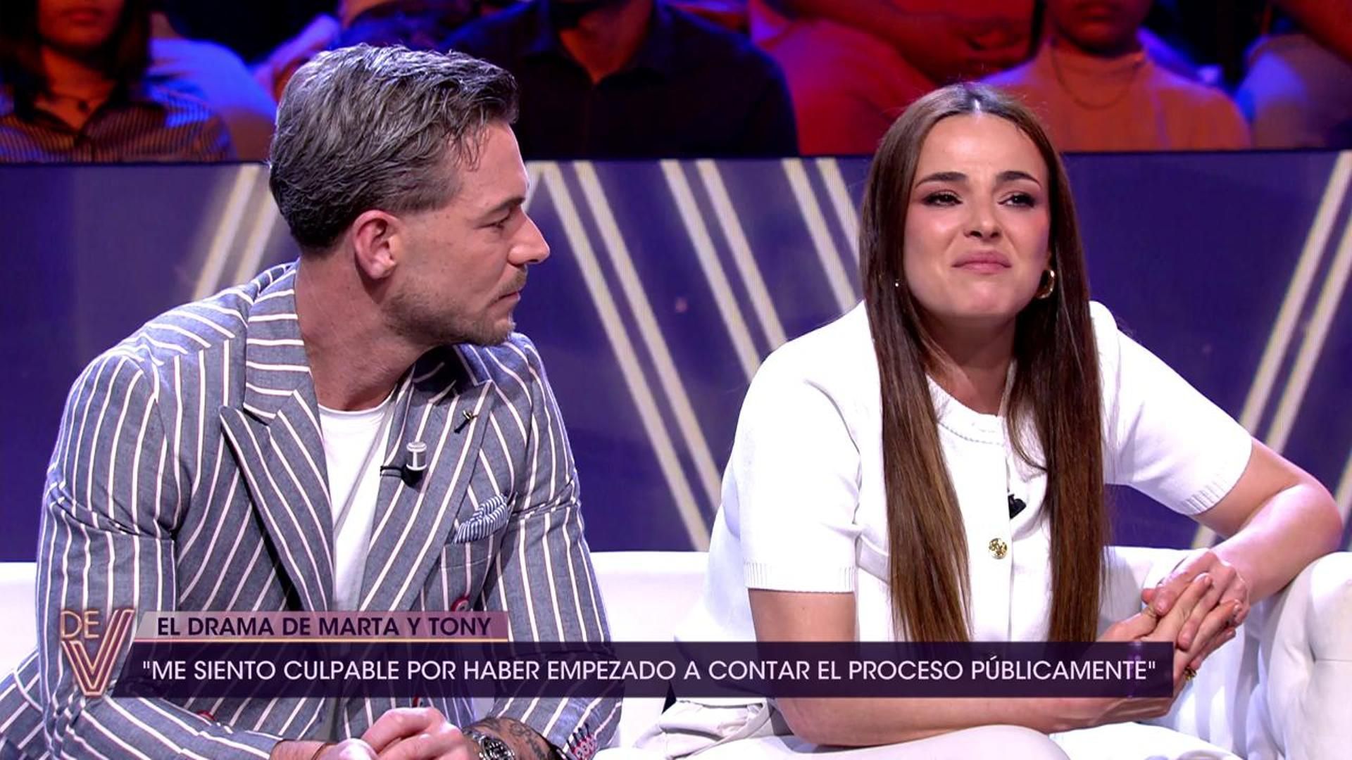 Marta Peñate y Tony Spina