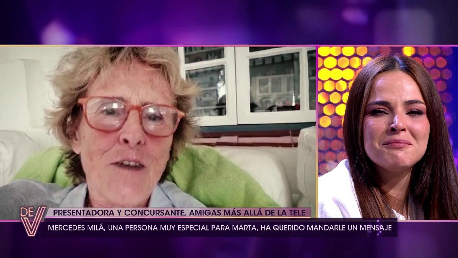 Mercedes Milá emociona a Marta Peñate con su mensaje de apoyo: "Te quiero mucho, Marta, no te lo mereces" ¡De viernes! Top Vídeos 485