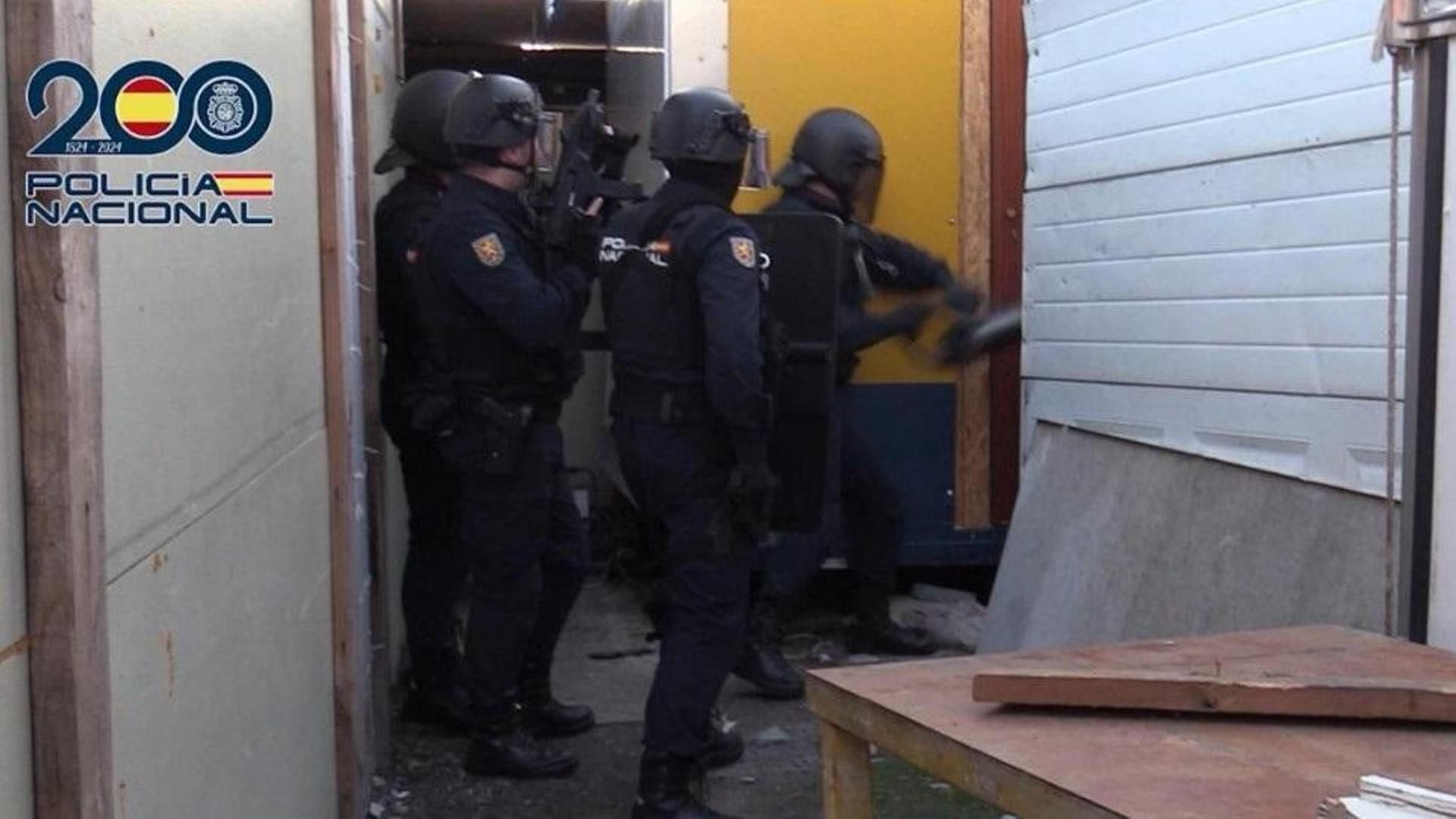 Operación contra la droga en la Cañada Real