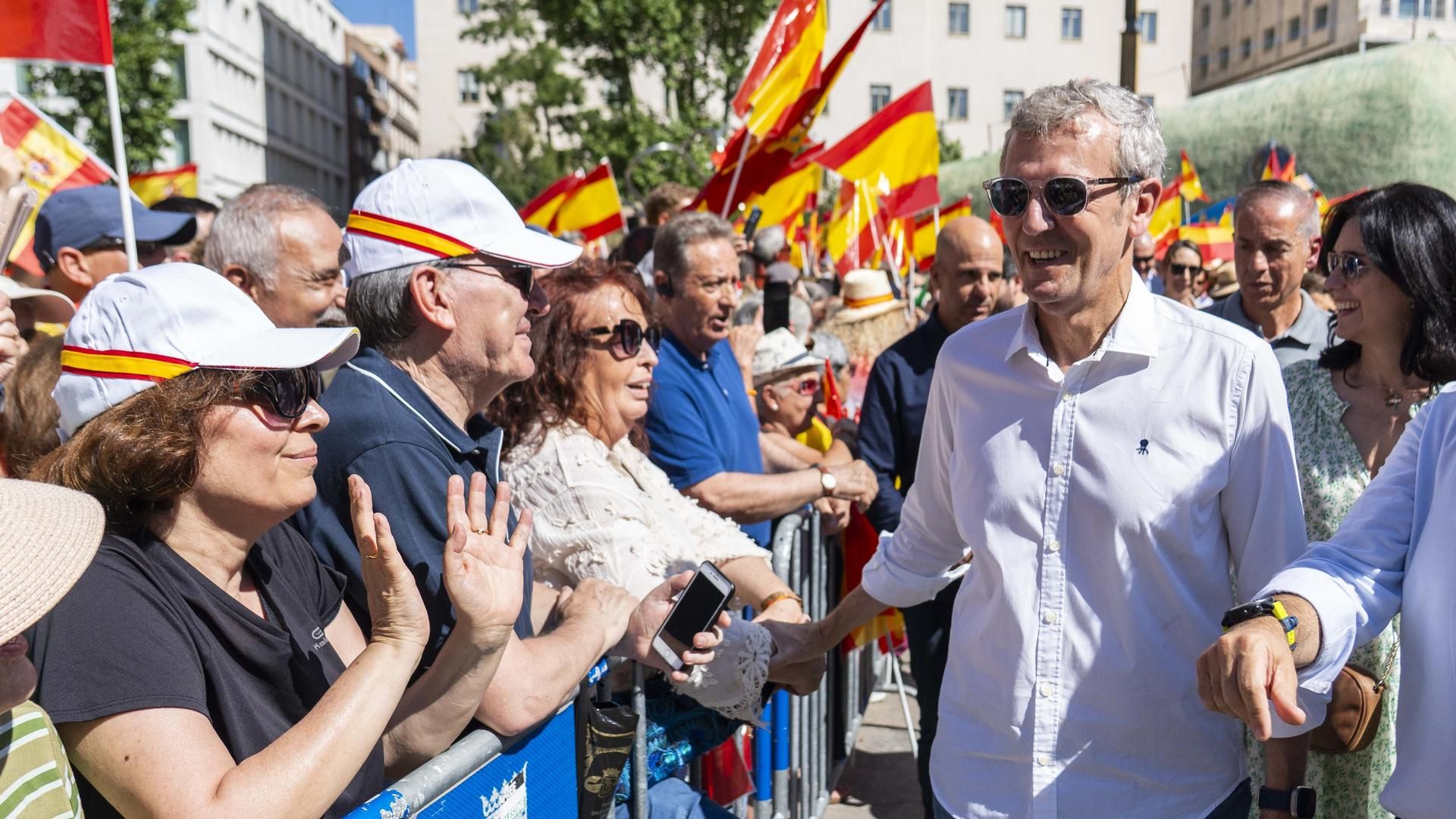 Alfonso Rueda vuelve a pedir a Pedro Sánchez que convoque elecciones por el "bien" de España