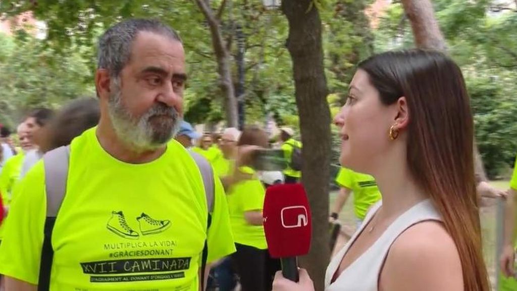Cientos de pacientes trasplantados agradecen el gesto de sus donantes en Barcelona: "Nos dan opciones de seguir con vida"