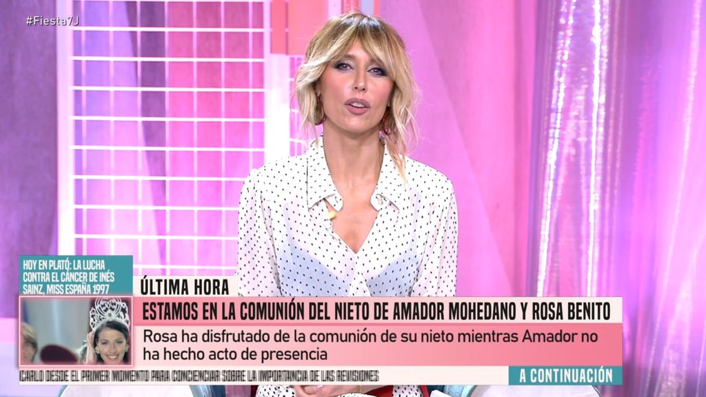 La ausencia de Amador Mohedano en la comunión de su nieto Fiesta 2025 Programa 306