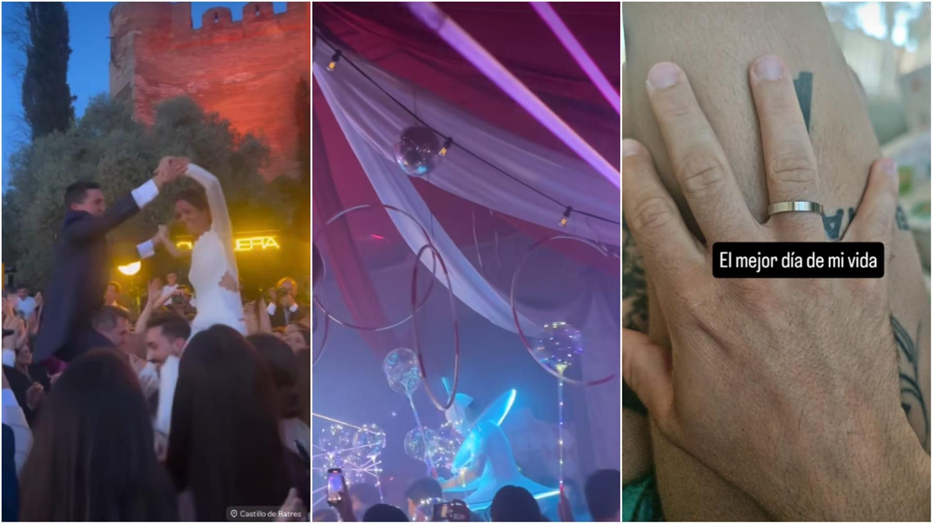 Imágenes de la boda de Jaime Lorente