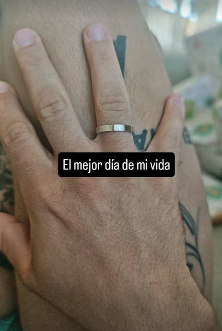 Jaime Lorente, tras su boda con Marta Goenaga