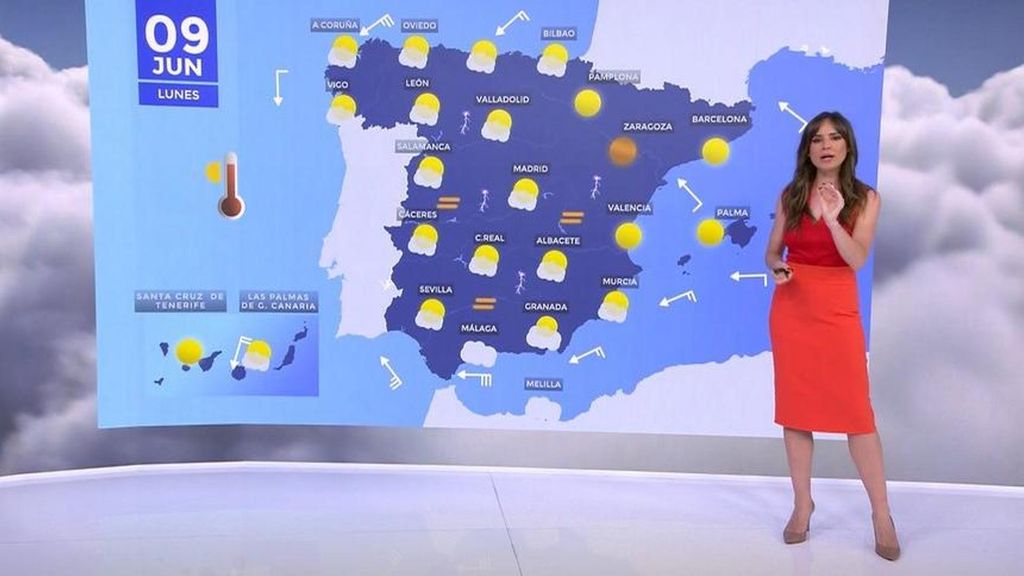 Los termómetros se disparan hasta los 42 grados en gran parte de España