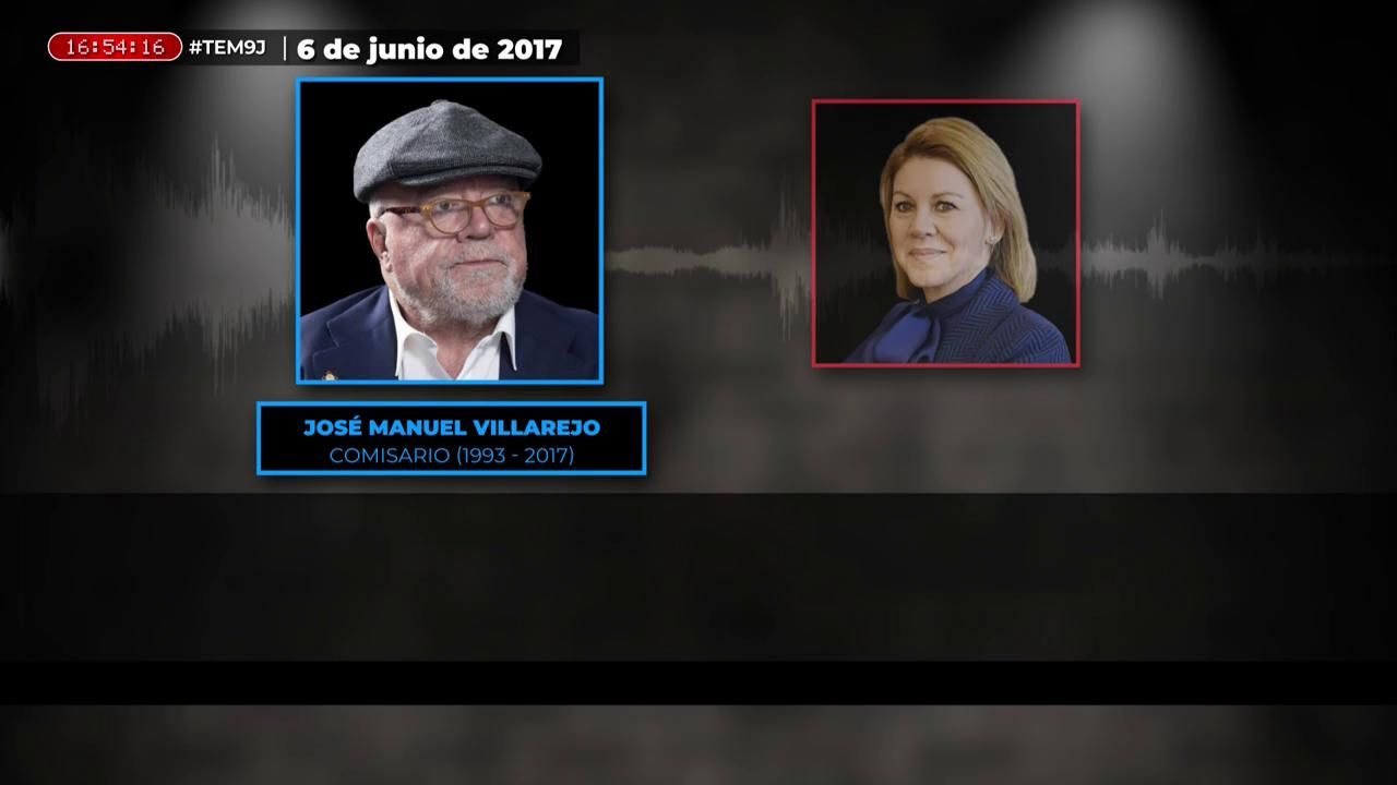La conversación entre el excomisario Villarejo y María Dolores de Cospedal en la que hablan de "matar" al fiscal Grinda