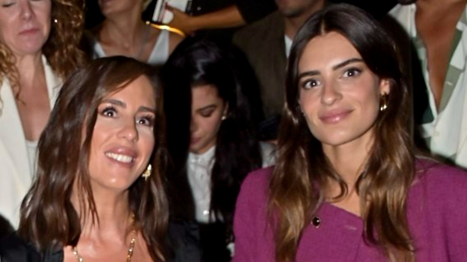 Anabel Pantoja y Susana Molina en un desfile de moda