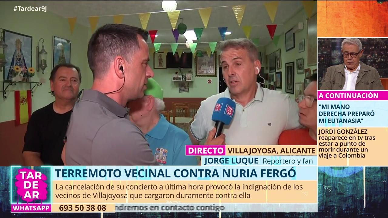 La Cofradía Virgen de Tíscar, responsables de la contratación de Nuria Fergó