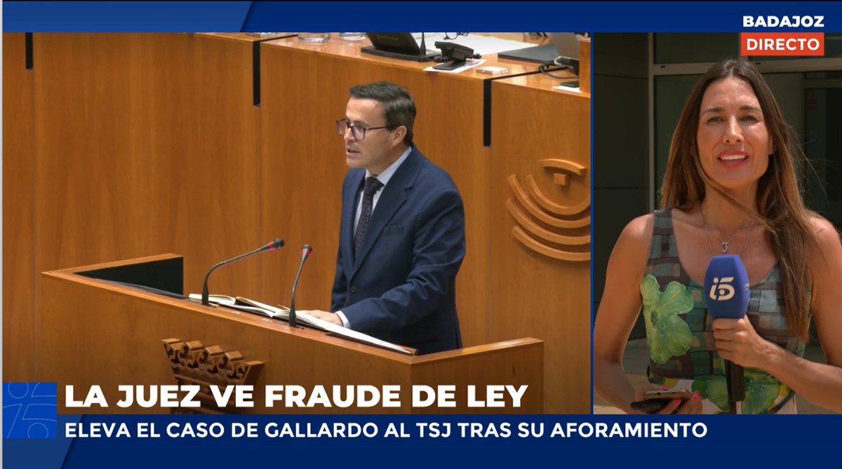 La jueza considera que el aforamiento de Gallardo es un "fraude de ley"