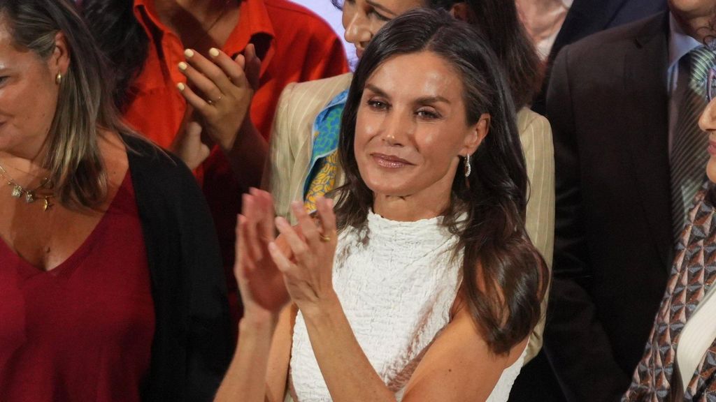La reina Letizia, durante el acto