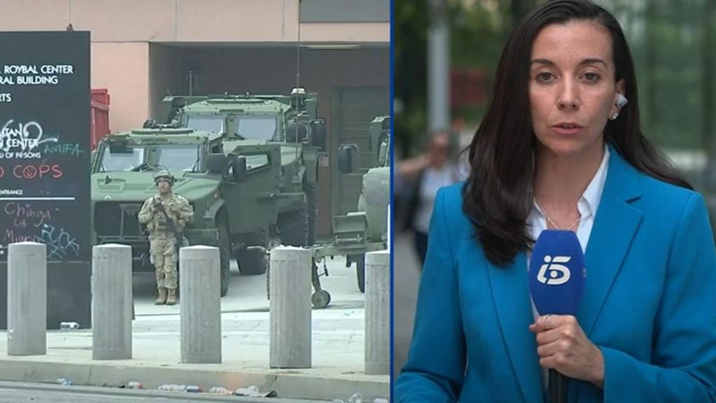 Los enfrentamientos en Los Ángeles se recrudecen y el Pentágono avisa: "Se enviará a los Marines si la violencia continúa"