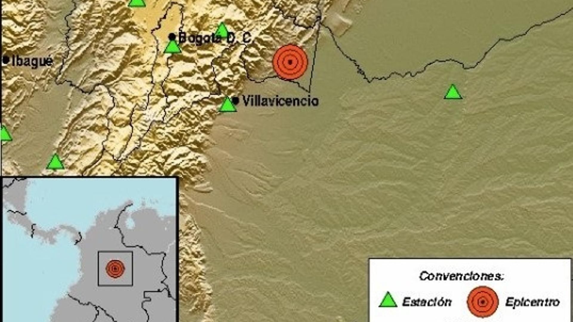Un terremoto de 6,5 de magnitud sacude la región de Bogotá, en el centro de Colombia