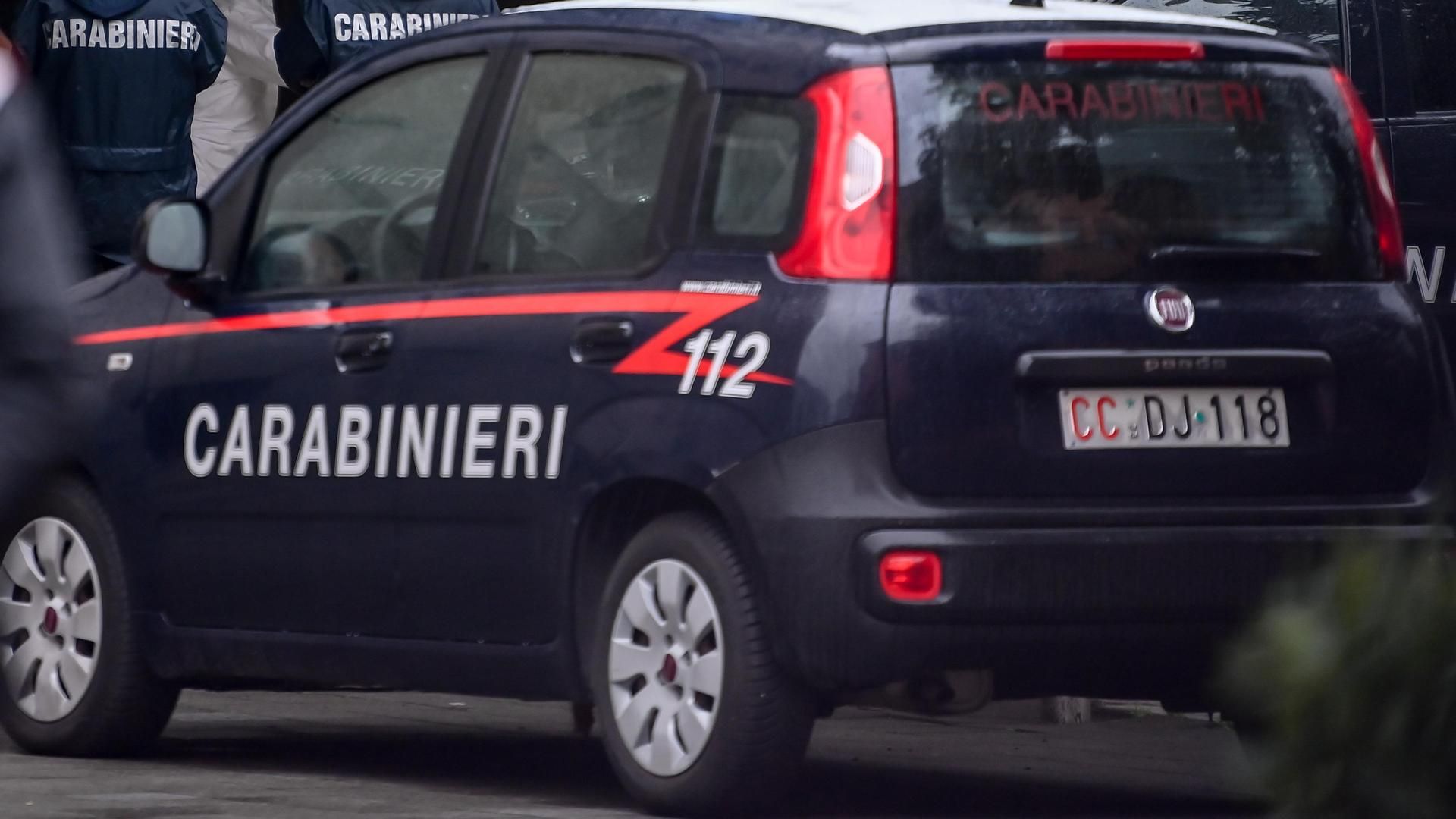Un vehículo de los Carabinieri en Italia