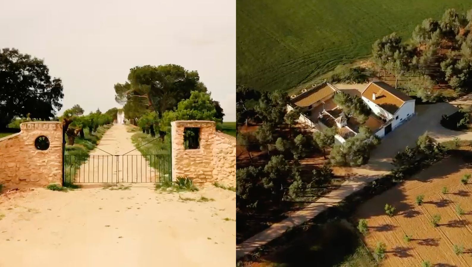 Vista aérea de la finca 'Los Pinillos'