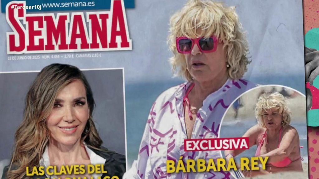 Bárbara Rey, pillada en bikini 48 horas antes de presentar su libro