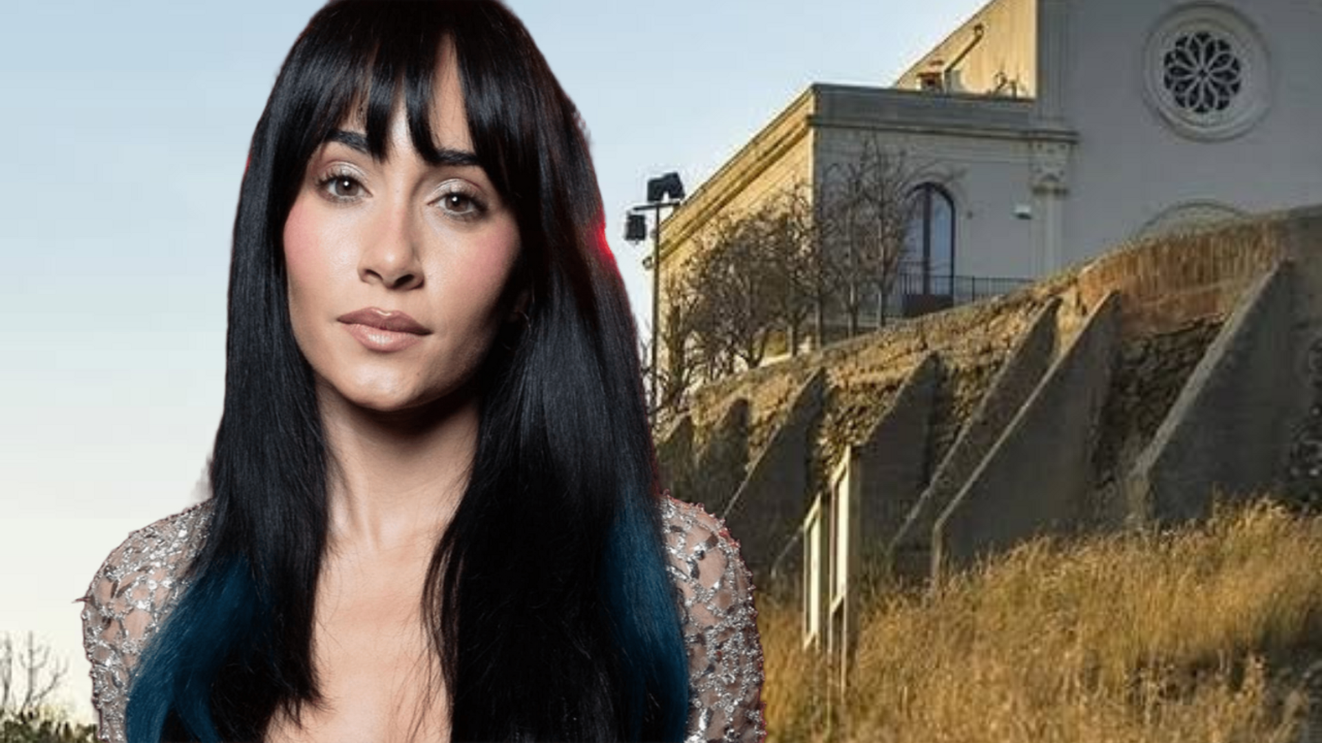 Aitana y una foto del pueblo en el que creció Aitana y una foto del pueblo en el que creció