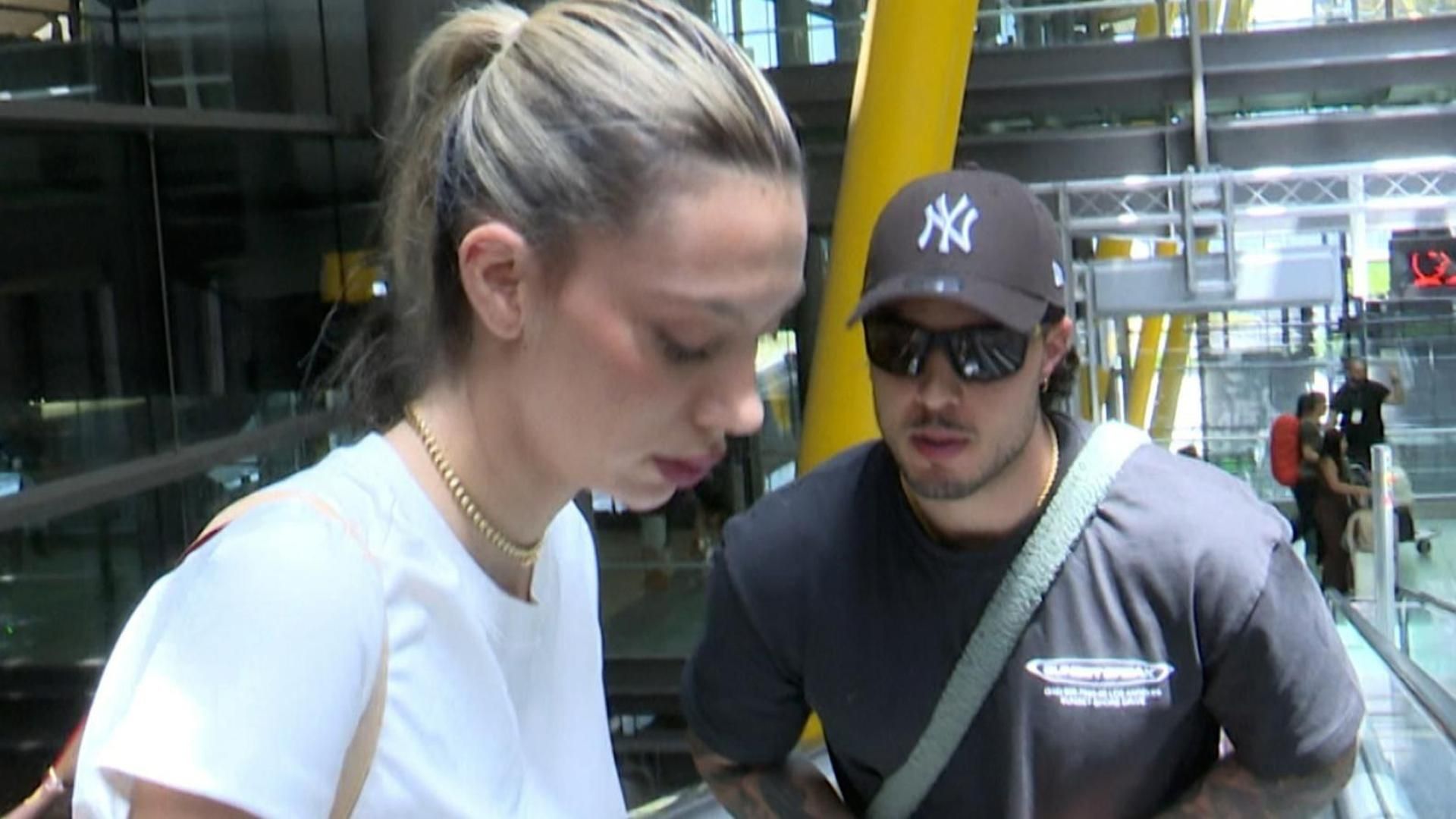 Alejandra Rubio y Carlo Costanzia regresan a Madrid tras su viaje a Turín