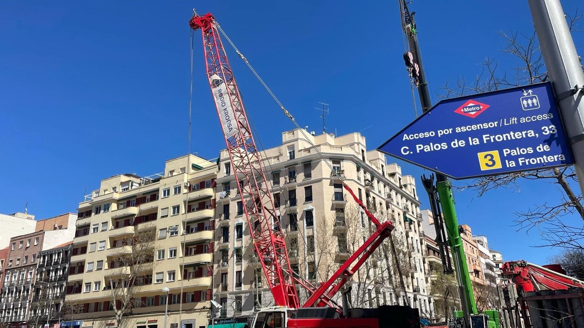 Archivo - Obras de ampliación de la Línea 11 de Metro de Madrid en Palos de la Frontera Archivo - Obras de ampliación de la Línea 11 de Metro de Madrid en Palos de la Frontera