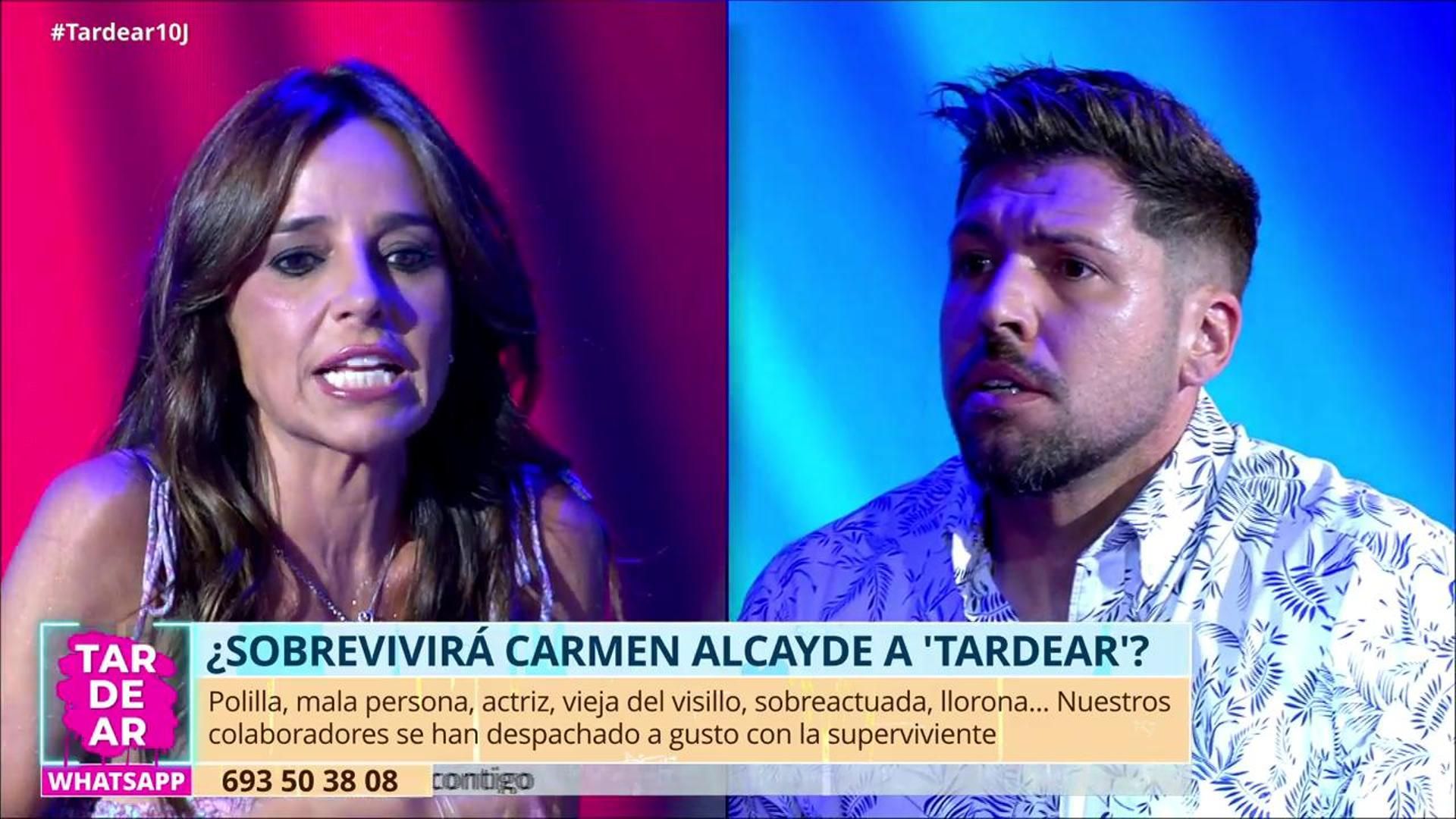 Carmen Alcayde cara a cara con Quique Quintana, en 'Tardear'