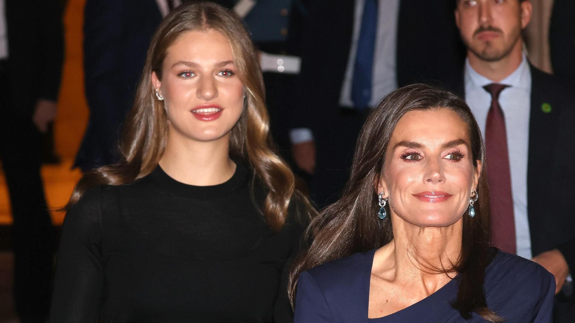 La princesa Leonor y la reina Letizia