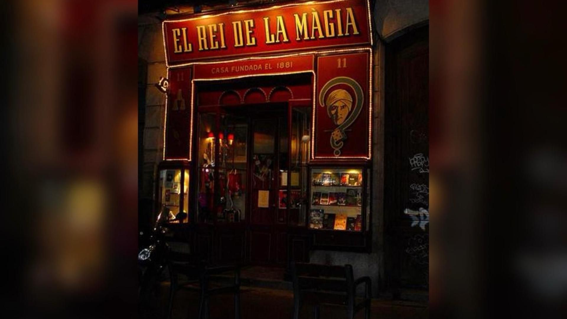 Fachada de la tienda de magia más antigua del mundo, ubicada en Barcelona