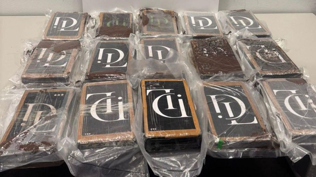 La droga intervenida en Barcelona
