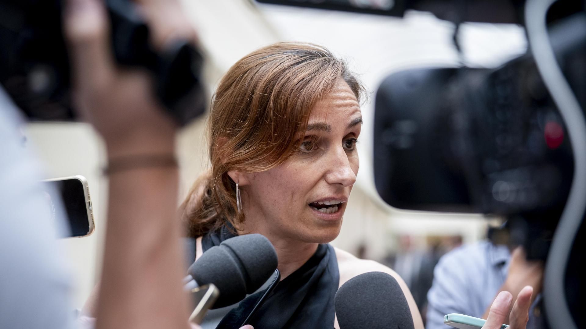 La ministra de Sanidad, Mónica García