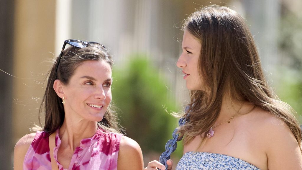 La reina Letizia y la princesa Leonor