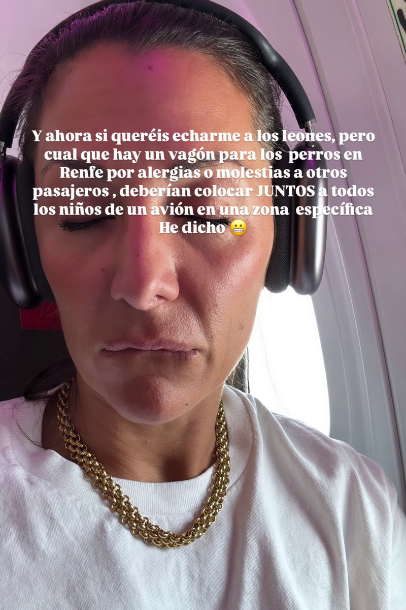 Nagore Robles siembra una fuerte polémica en redes al hablar de vuelos sin niños y solo para adultos