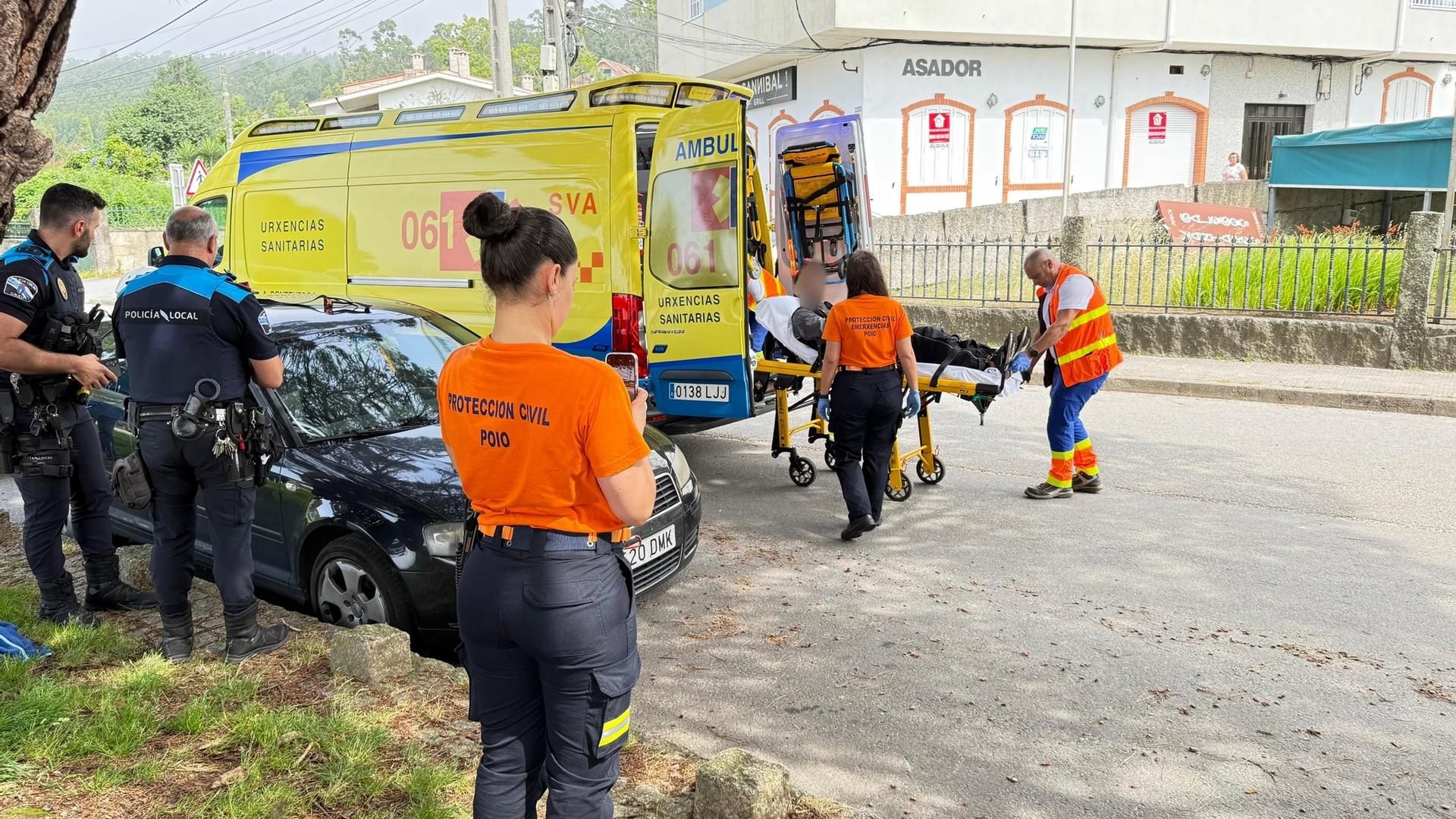 Traslado del hombre que sufrió la amputación parcial de una mano haciendo parapente