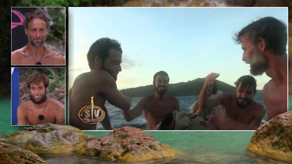 Una inesperada reconciliación acaba con un beso entre dos supervivientes: "Qué fuerte"