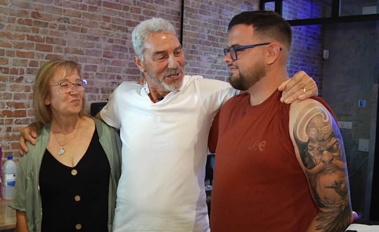 Antonio y su mujer junto a Ximo