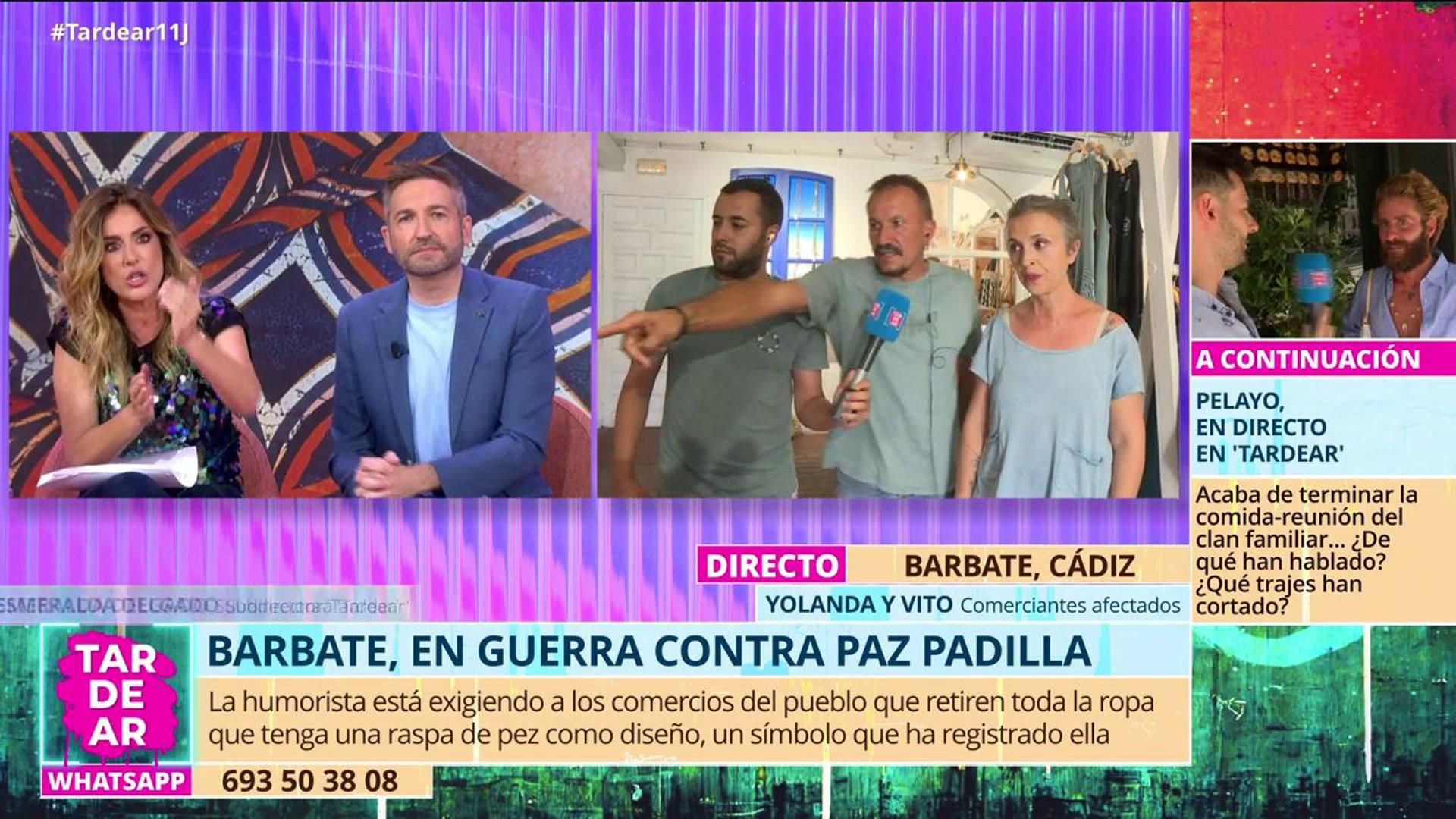 Los responsable de uno de los comercios afectados