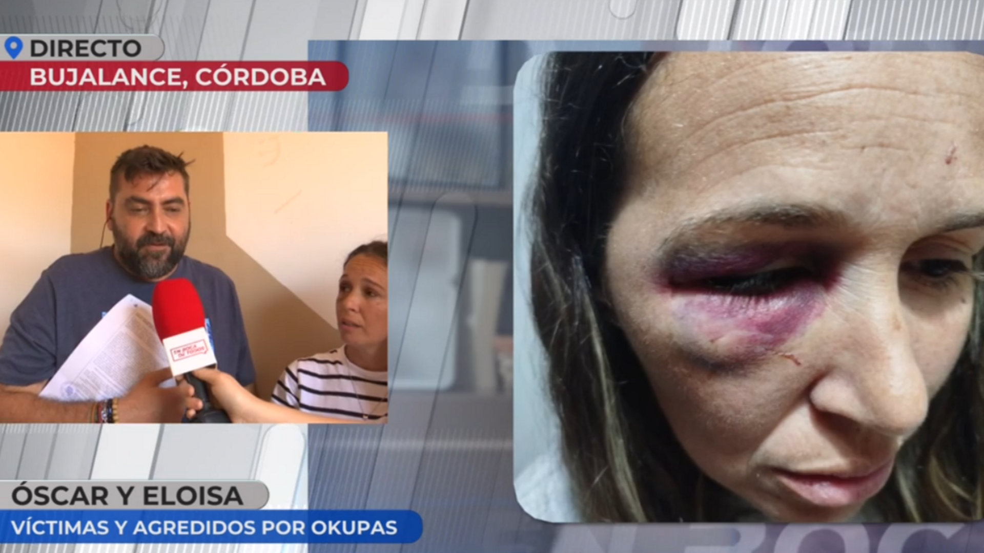 Salvaje paliza a una mujer embarazada y su marido por parte de los okupas de su casa: "Vinieron a matarnos" Salvaje paliza a una mujer embarazada y su marido por parte de los okupas de su casa: "Vinieron a matarnos"