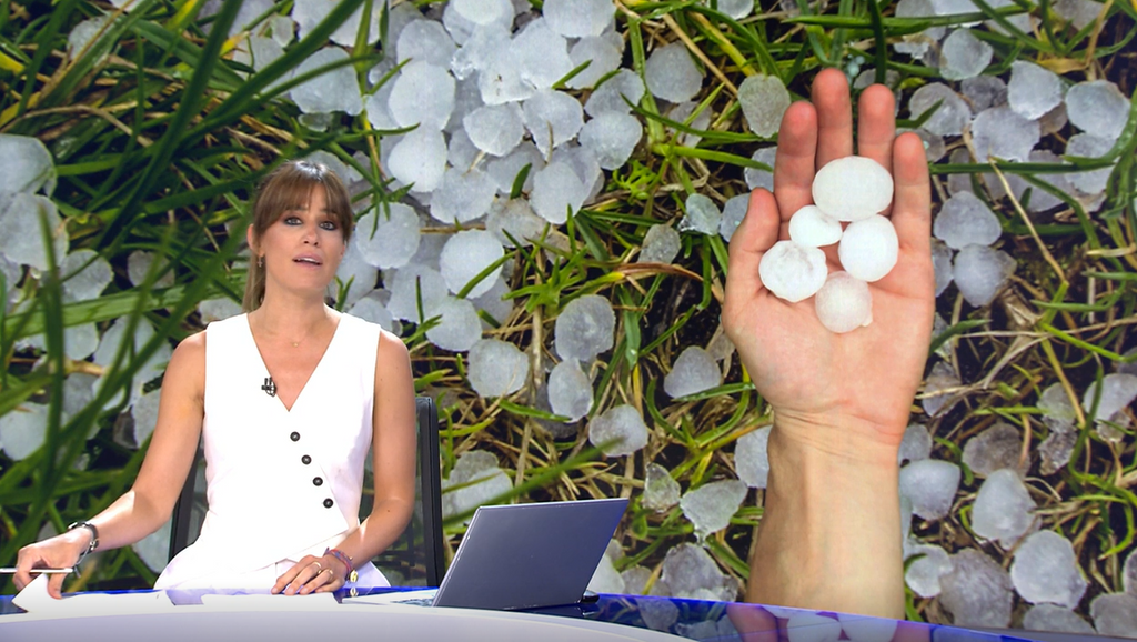 Histórica granizada paraliza Navarrete y deja graves daños: “Nunca habíamos vivido algo así”