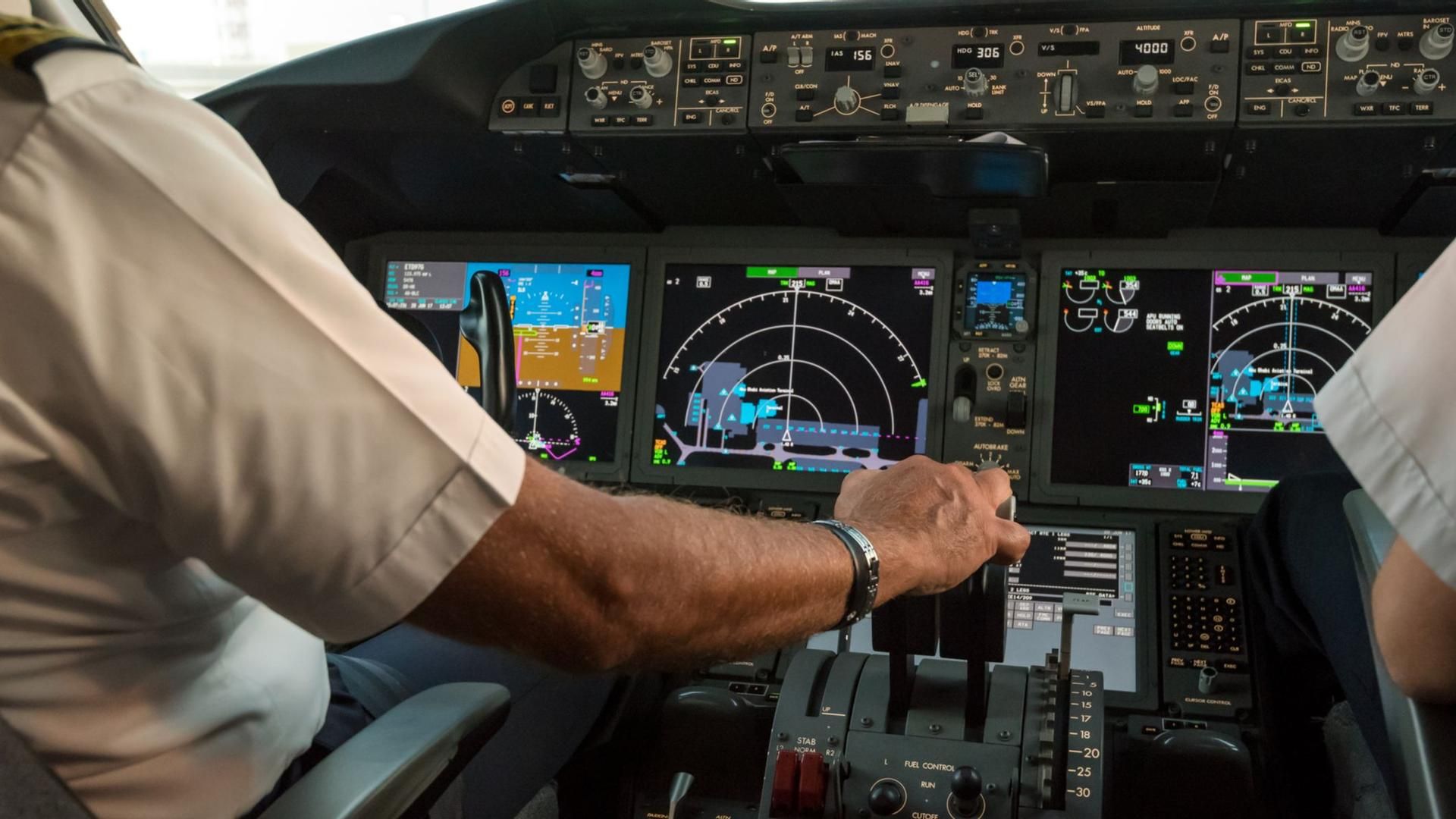 Imagen de archivo de un piloto de avión