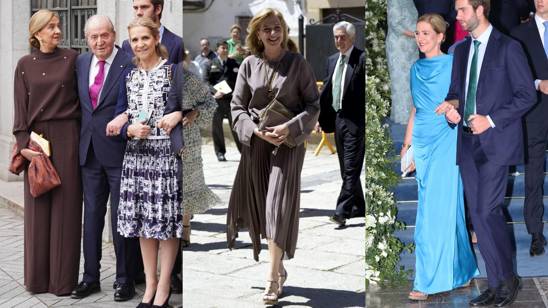 Infanta Cristina en su etapa actual, en un montaje de fotos