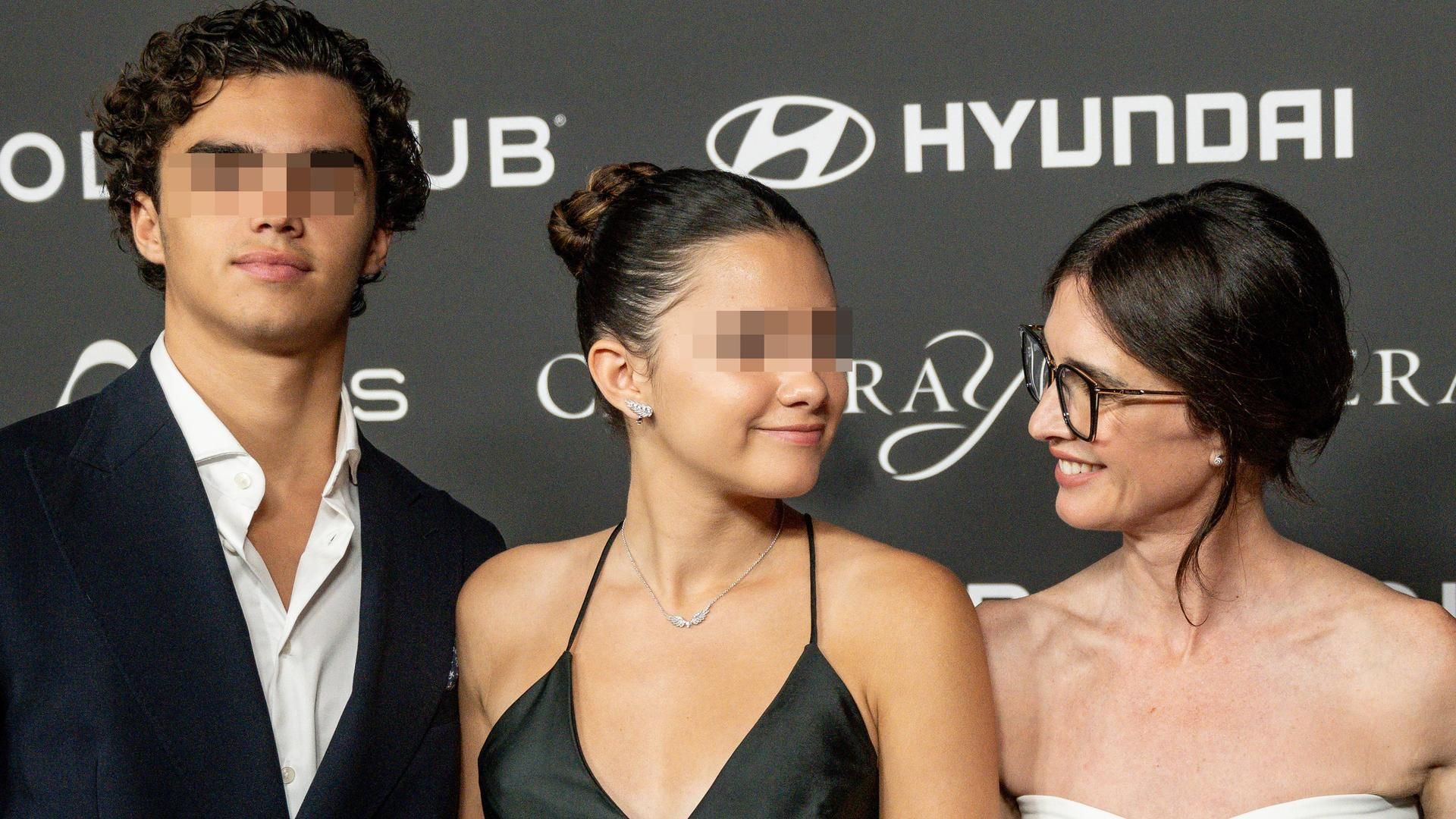 Paz Vega y sus hijos, en los Premios Vanitatis